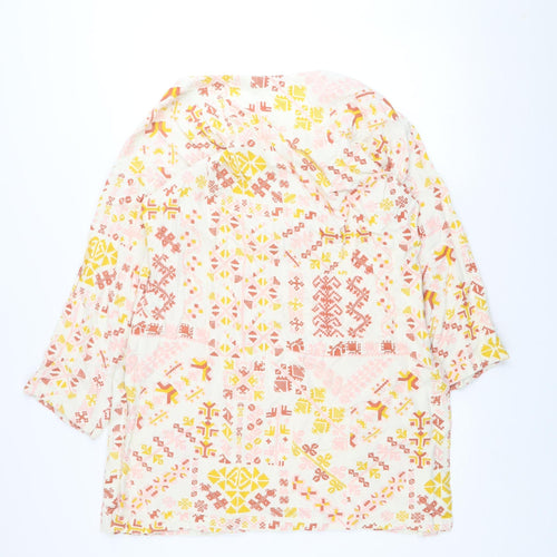 Khaadi Women’s Multicoloured Geometric Shift Dress Size 12