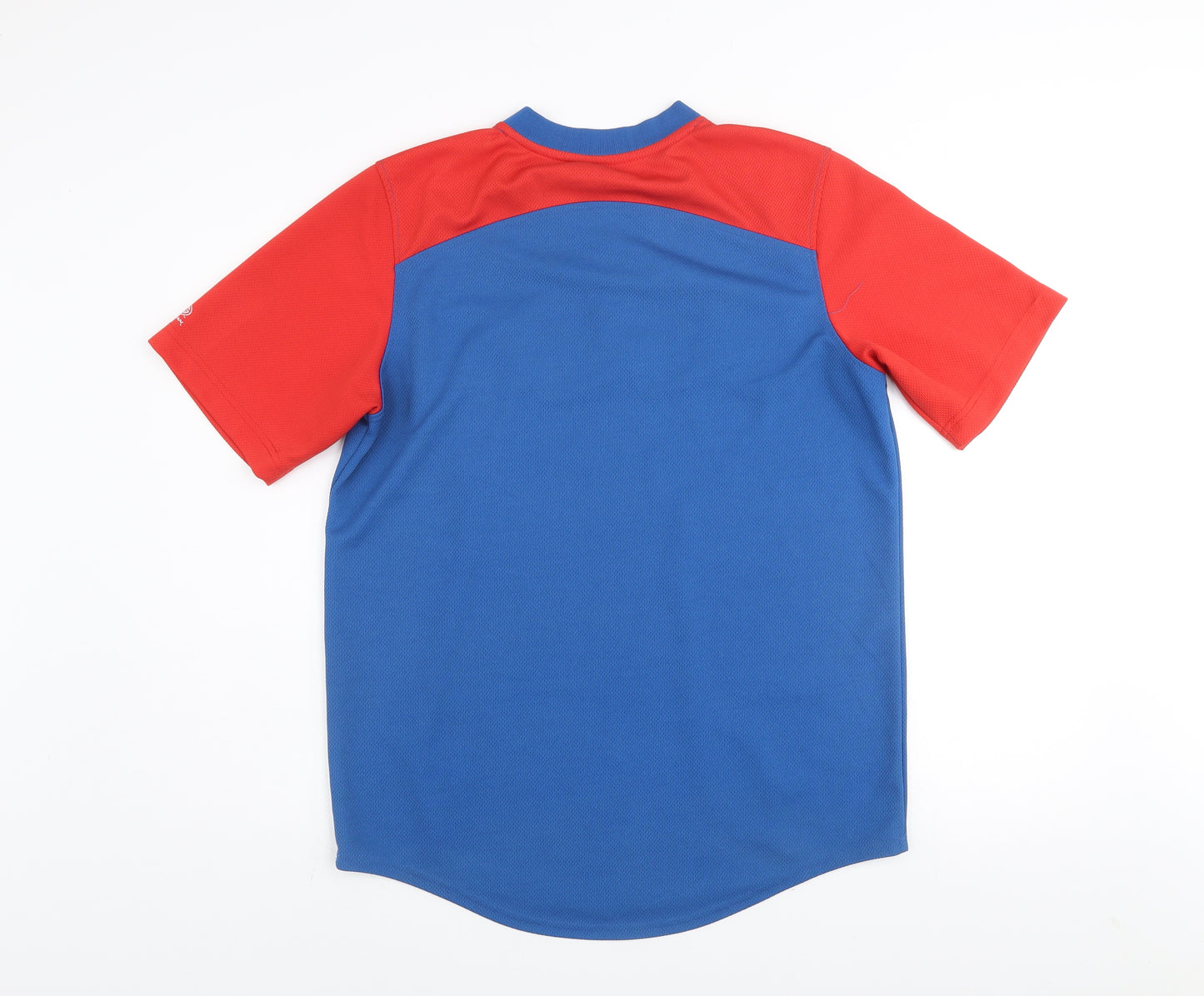 Genuine Merchandise Men Blue Red Chicago Cubs Baseball Jersey T-Shirt Size M