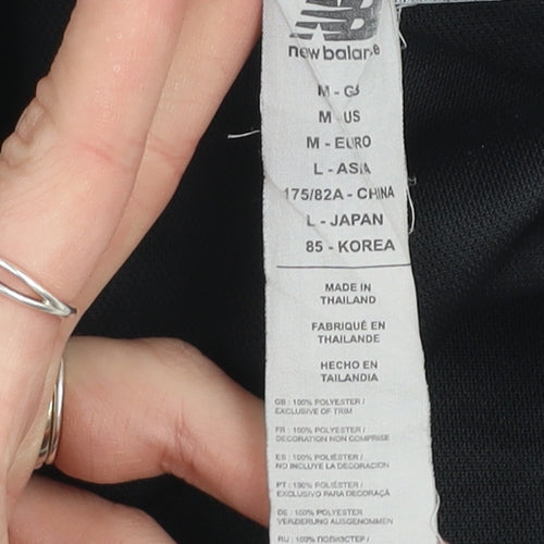 New Balance Men's Black Celtic FC Track Pants Size M Regular Fit