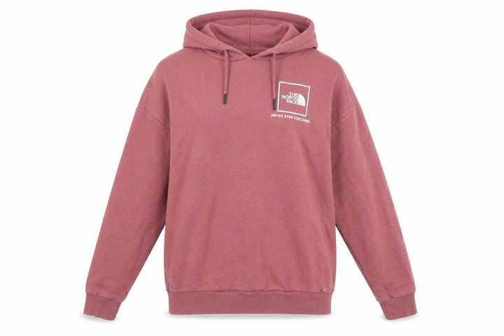 The North Face Womens Mauve Pullover Hoodie Small Cotton Blend Casual