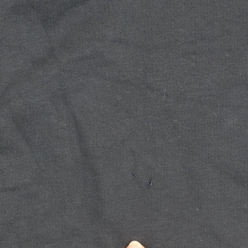 Bo+Tee Women's Black 1/2 Zip Pullover Sweatshirt Size M Cotton Blend