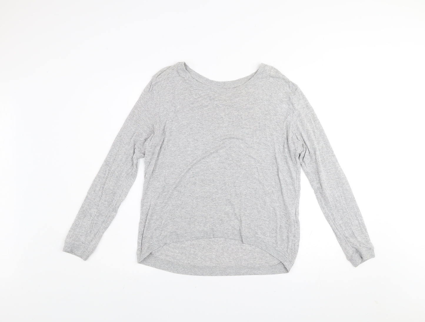 Zara Women’s Grey Pullover Jumper Size 12 Long Sleeve Lightweight Knit