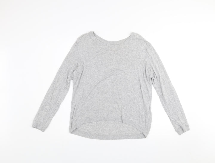 Zara Women’s Grey Pullover Jumper Size 12 Long Sleeve Lightweight Knit