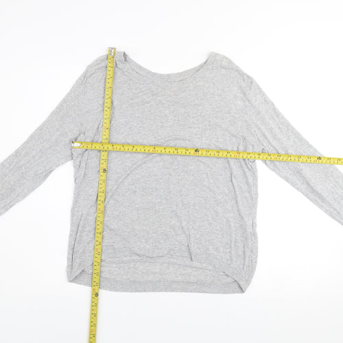 Zara Women’s Grey Pullover Jumper Size 12 Long Sleeve Lightweight Knit