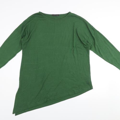 Carry Casual Women’s Green XL Relaxed Fit Tunic Jumper