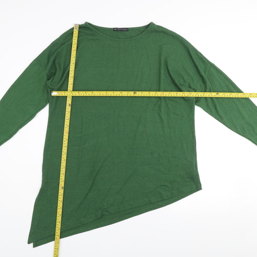 Carry Casual Women’s Green XL Relaxed Fit Tunic Jumper