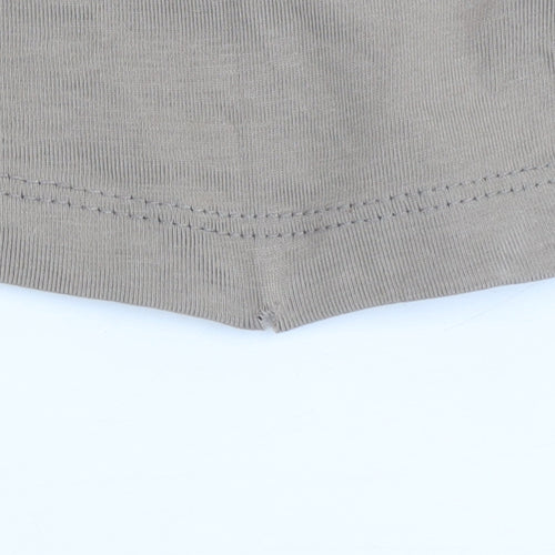 ASOS DESIGN Men’s Beige Polo Shirt M Slim Fit Stretch Cotton