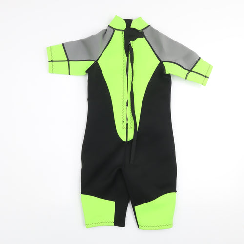 Body Go Boys Black Neoprene Short Sleeve Wetsuit Age 10
