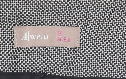 A|wear Women Grey Pleated Chino Shorts Size 10