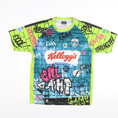 Azzurri Boys Multicoloured Graphic Sports T-Shirt 5 Years Quick Dry