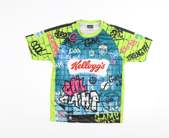 Azzurri Boys Multicoloured Graphic Sports T-Shirt 5 Years Quick Dry