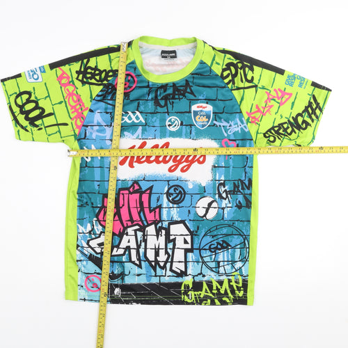 Azzurri Boys Multicoloured Graphic Sports T-Shirt 5 Years Quick Dry