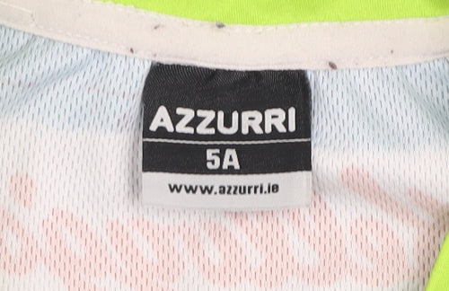 Azzurri Boys Multicoloured Graphic Sports T-Shirt 5 Years Quick Dry