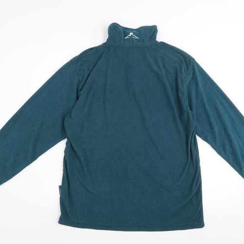 Portwest Men’s Green Fleece 1/4 Zip Pullover Sweatshirt Size L