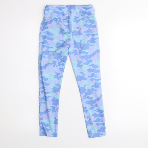 Dunnes Stores Girls Multicoloured Camo Leggings 6-7 Years Elastic Waist Activewear