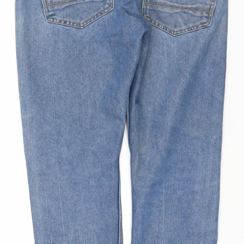 Denim Co. Men's Blue Regular Fit Straight Jeans W36 L30