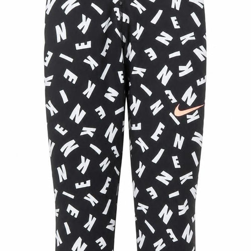 Nike Pro Dri-FIT Black Leggings Women L Capri Athletic Stretch