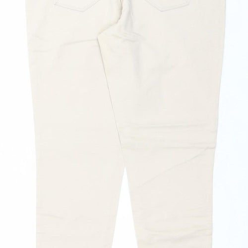 Denim Co. Women’s Beige Size 12 Skinny Twill Jeggings