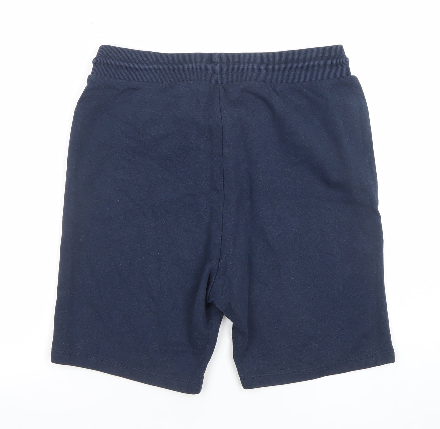 Jack & Jones Men's Blue Sweat Shorts M Elastic Waist Casual