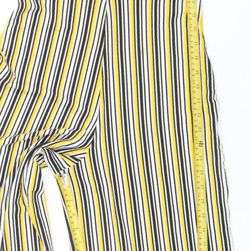 New Look Girls 915 Multicoloured Striped Jersey Jumpsuit Age 14/15 Adjustable Straps