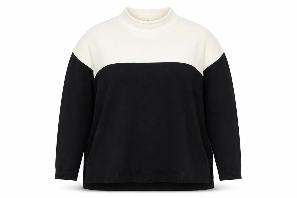 Marks and Spencer Women’s Black Mock Neck Long Sleeve Jumper Size 18