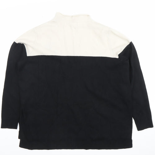 Marks and Spencer Women’s Black Mock Neck Long Sleeve Jumper Size 18