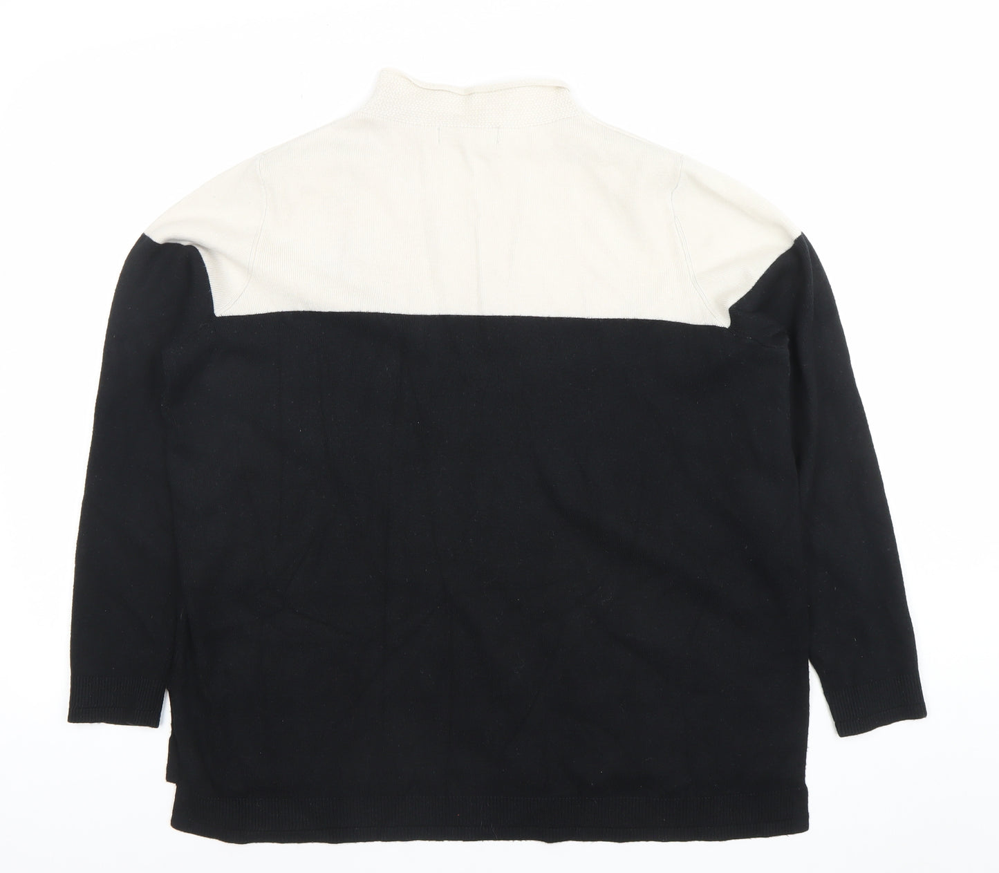 Marks and Spencer Women’s Black Mock Neck Long Sleeve Jumper Size 18