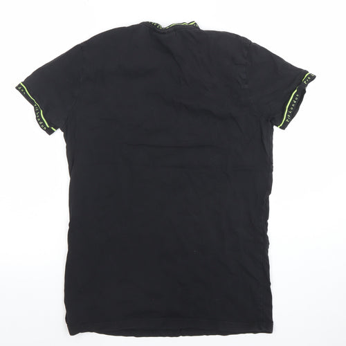 Pre London Men's Black XS Cotton Logo Crew Neck T-Shirt