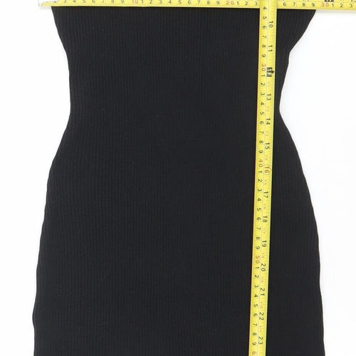 DANI Women’s Black Knit Bodycon Stretch Dress One Size
