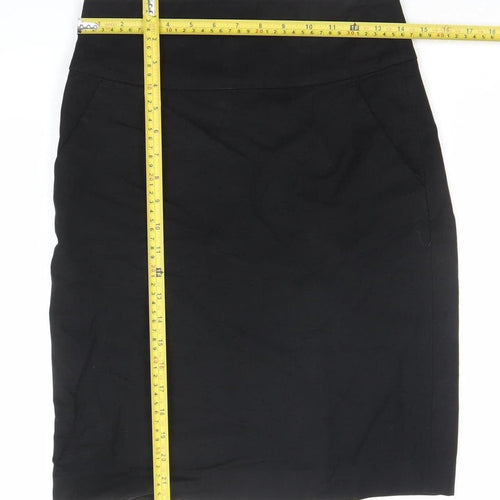 Banana Republic Women’s Black Knee Length Stretch Pencil Skirt Size 6