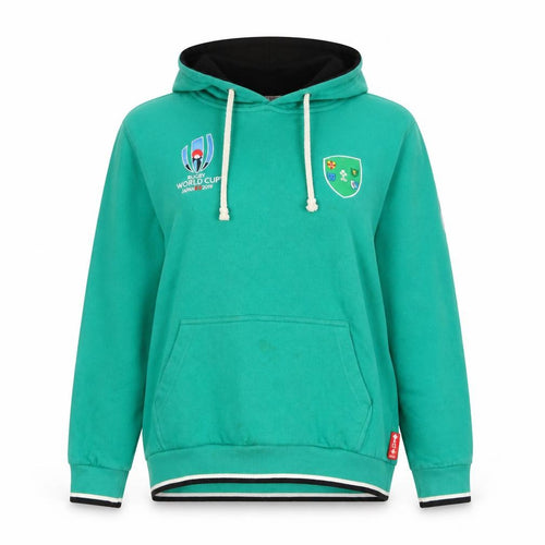 Rugby World Cup Japan 2019 Green Hoodie L Women Cotton Blend