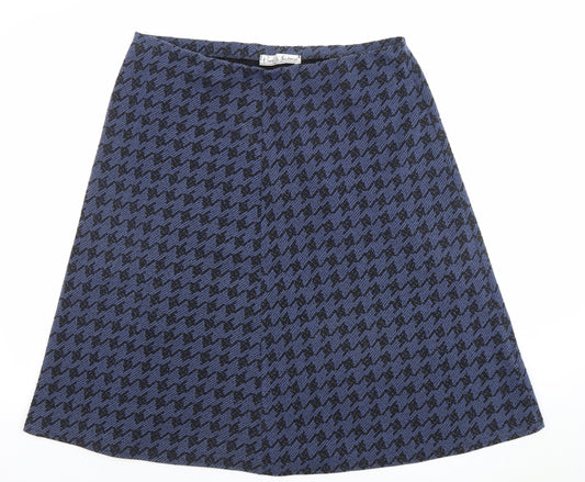 Pure & Natural Women's Blue A-Line Knit Skirt Size 18