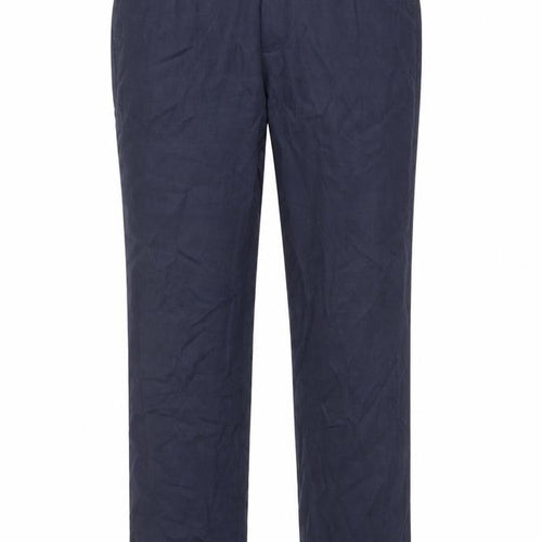 Chester Barrie Men's Blue Regular Fit Wool Dress Trousers 34R