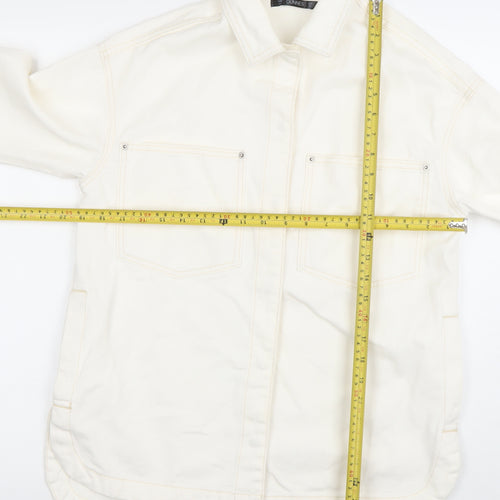 Dunnes Women’s Ivory Cotton Basic Jacket XS