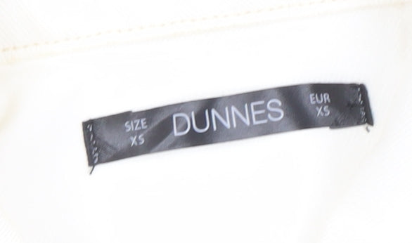 Dunnes Women’s Ivory Cotton Basic Jacket XS
