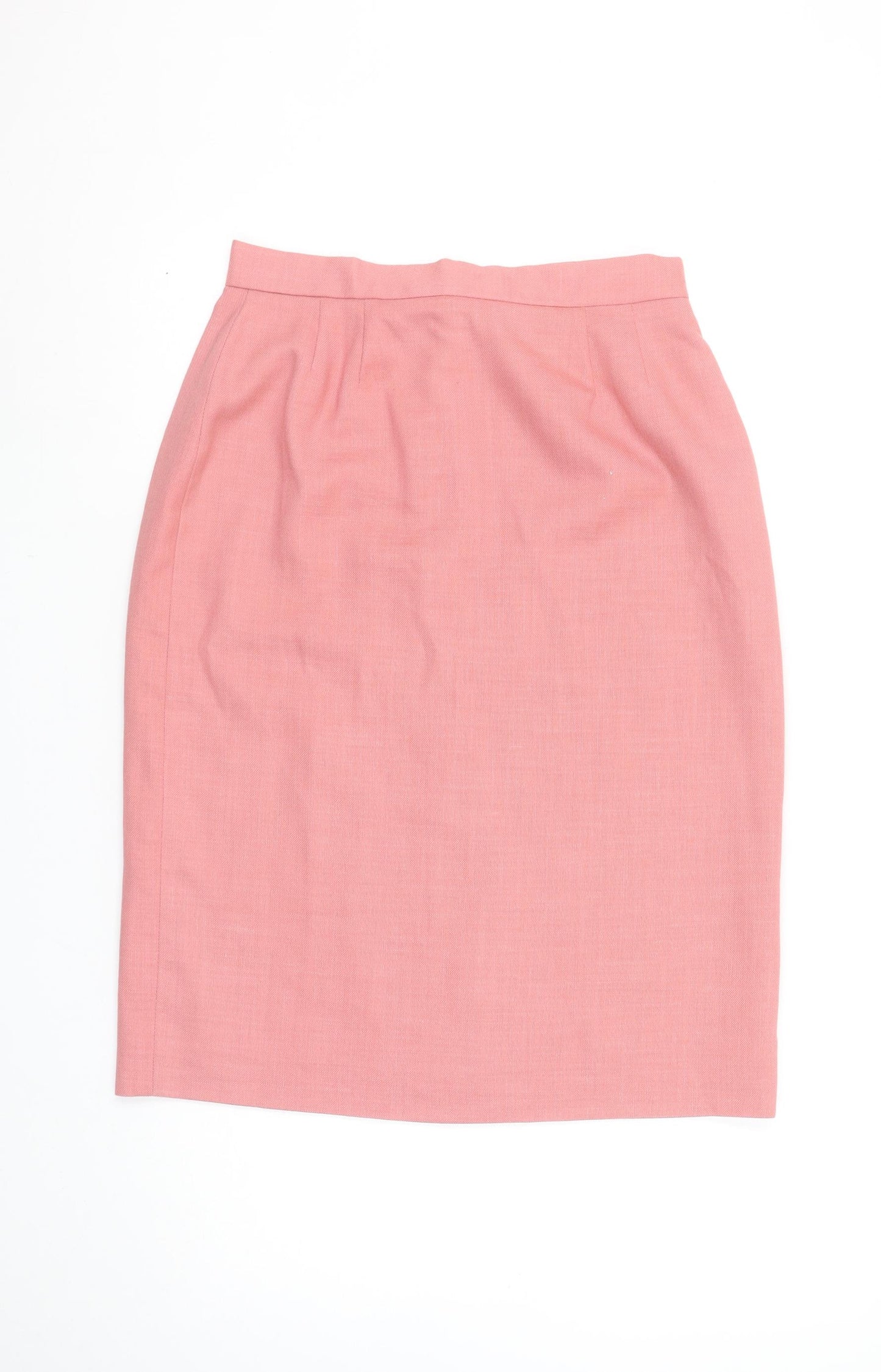 Viyella Women’s Pink Pencil Skirt Size 12 Polyester Modal