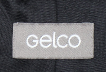 Gelco Women Grey Chunky-Knit Long Sleeve Cardigan Size 12