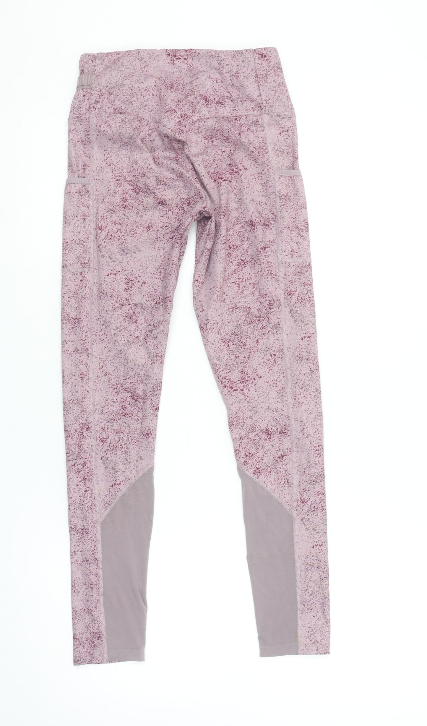 Gymshark Women's Pink Patterned Compression Leggings Size S