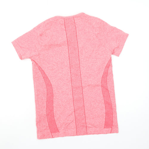 Dunnes Stores Womens Pink Performance Sport Short Sleeve T-Shirt Size S