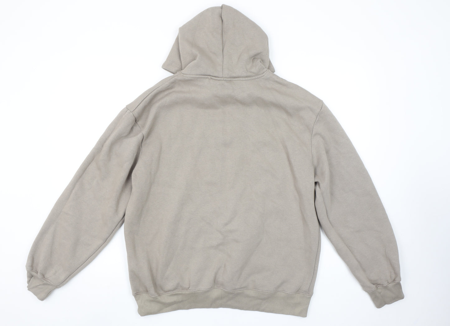 Closure London Womens Beige Pullover Hoodie Size M Cotton Blend