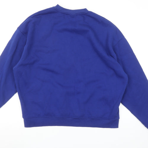 Primark NFL New York Giants Blue Sweatshirt Women S 10-12 Crew Neck Pullover