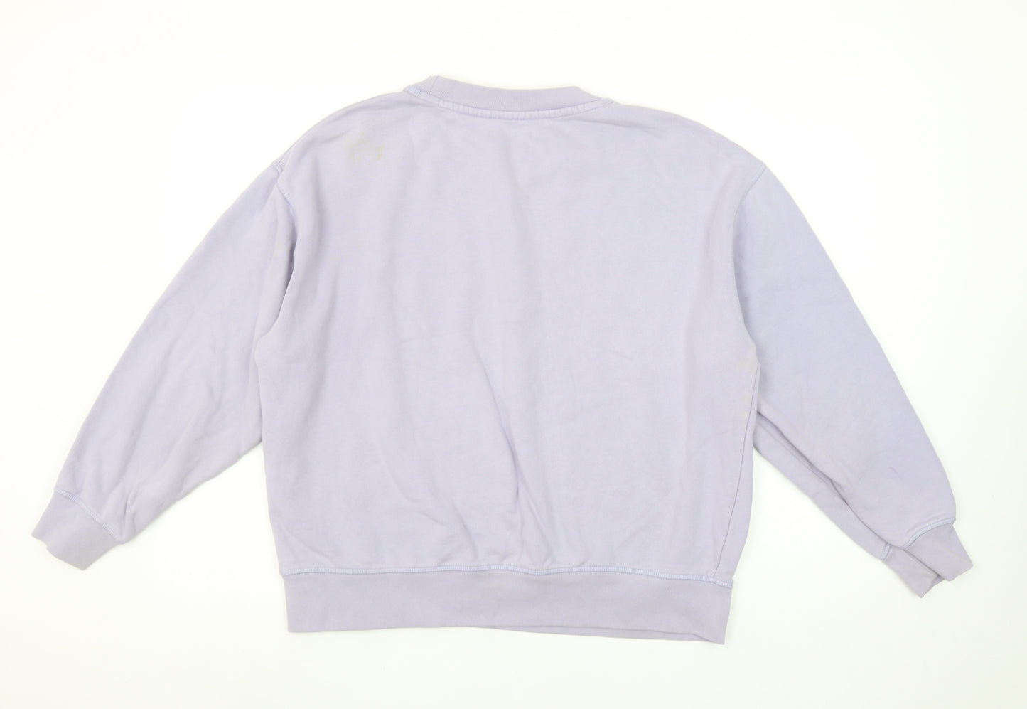 Levi's Women’s Lilac Cotton Crew Neck Pullover Sweatshirt L