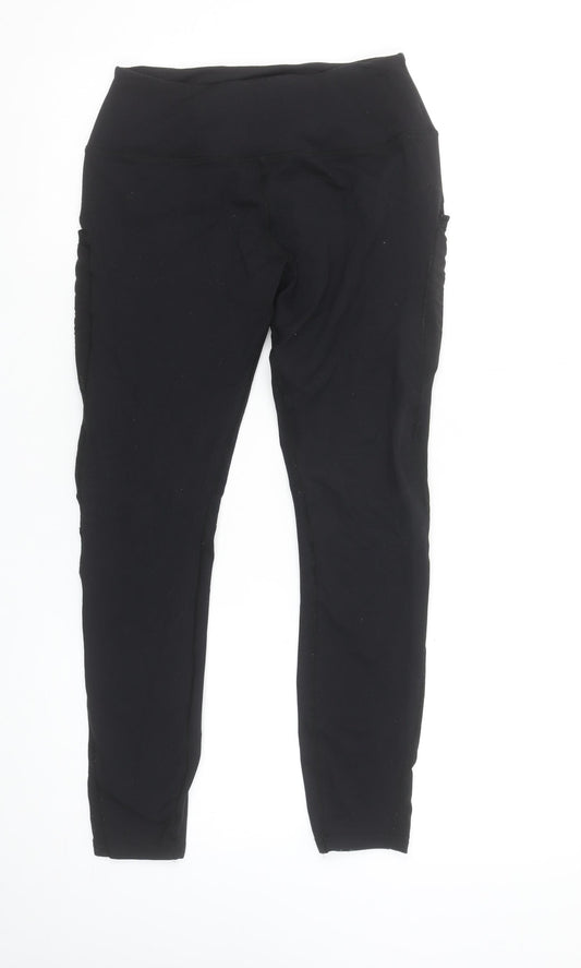 MP Women's Black Medium Leggings Ankle Style Stretch Activewear