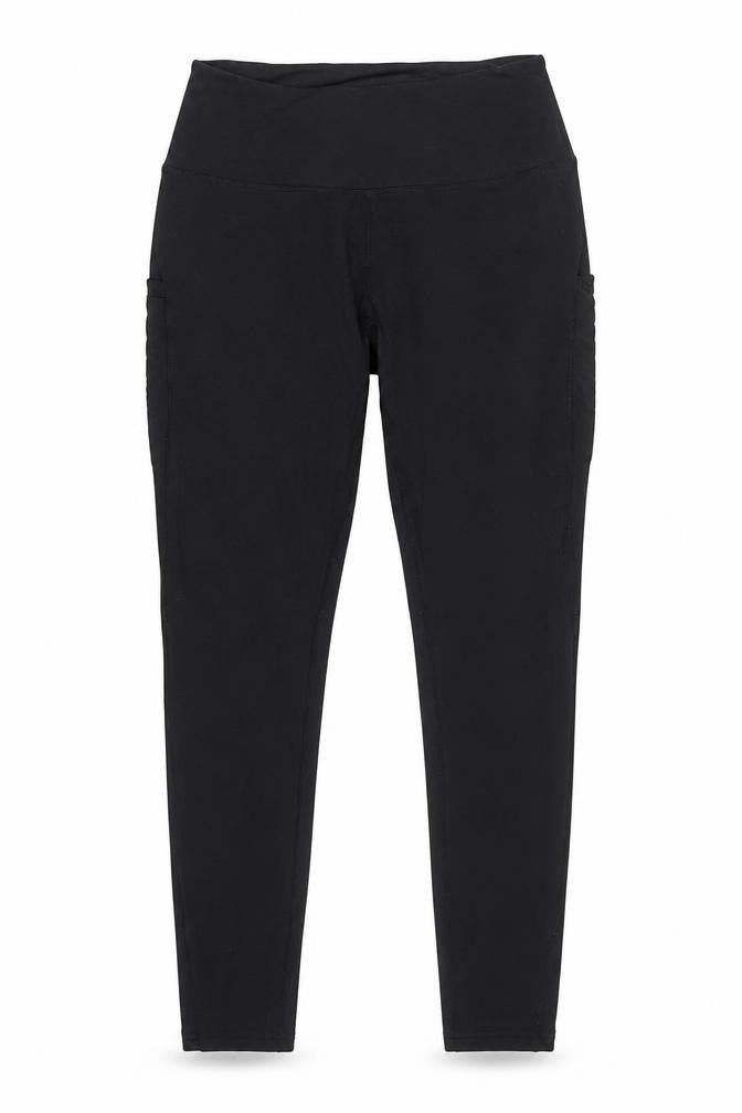 Front view of Myprotein Women's Black Medium Leggings Ankle Style Stretch Activewear