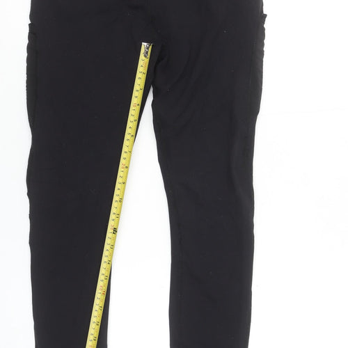 MP Women's Black Medium Leggings Ankle Style Stretch Activewear