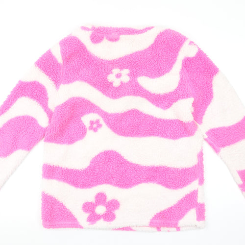 The Powerpuff Girls Women's Pink Fleece Pyjama Top Size 12-14