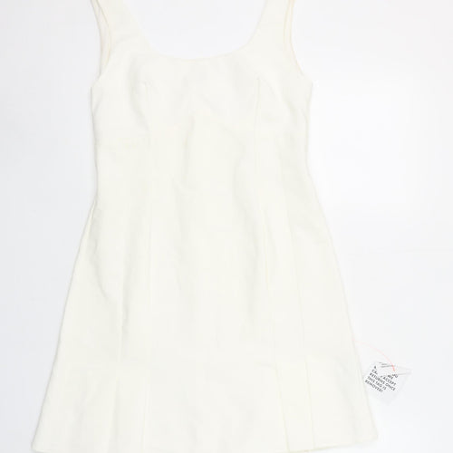 ASOS Design Women’s White Bodycon Mini Dress Size 10