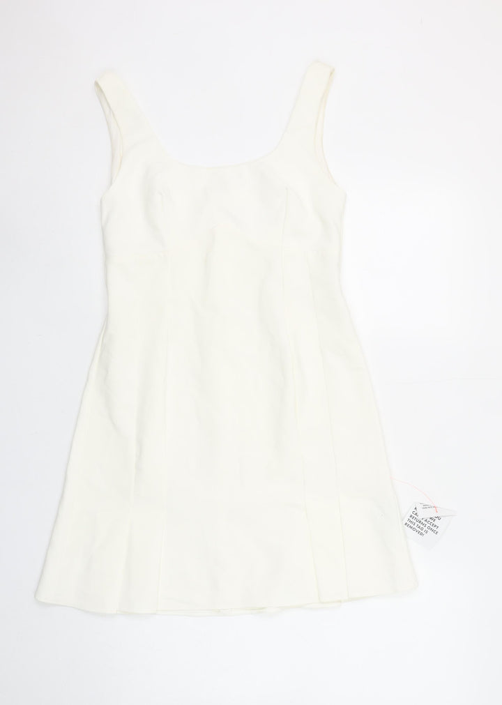 ASOS Design Women’s White Bodycon Mini Dress Size 10