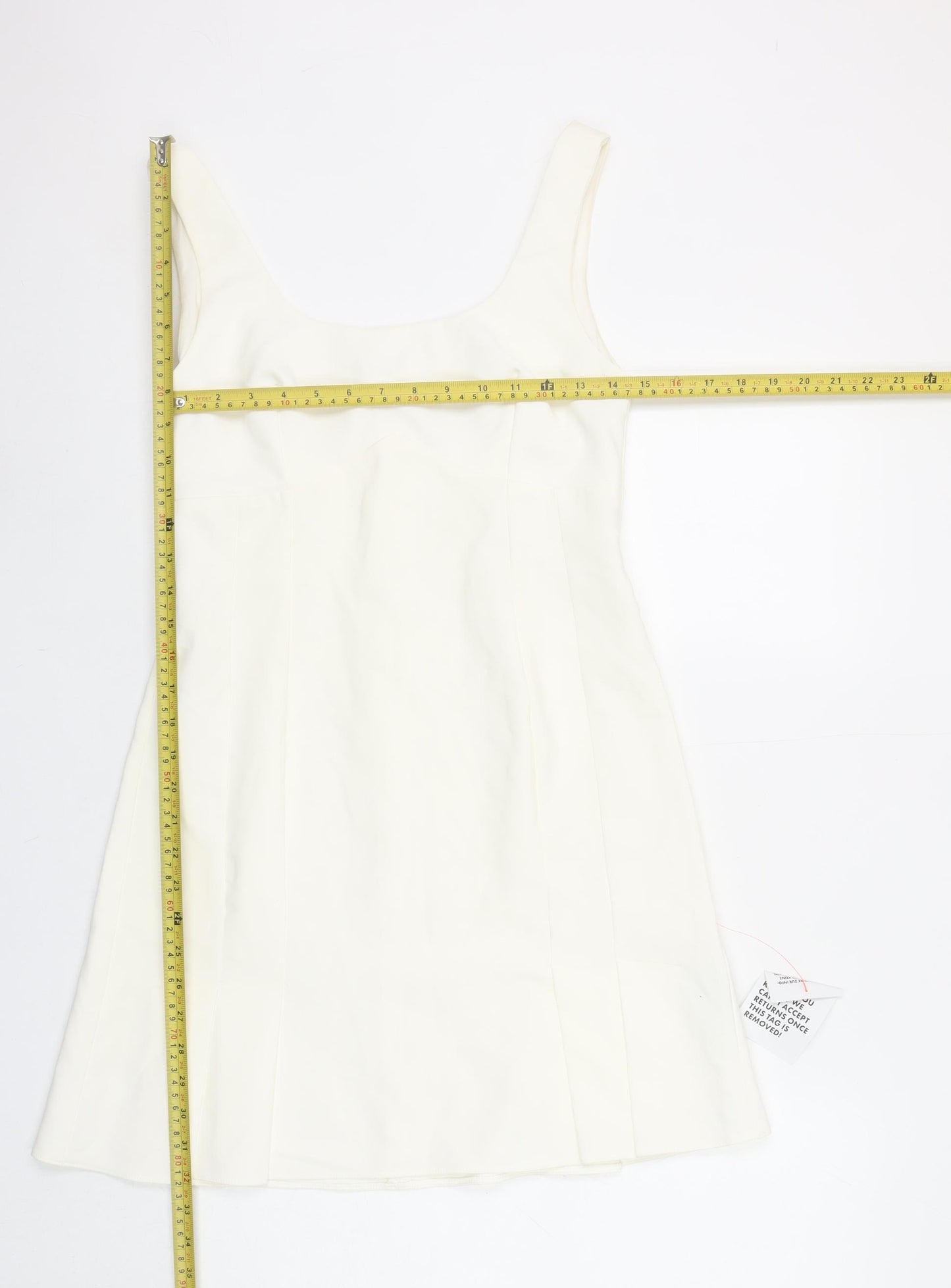 ASOS Design Women’s White Bodycon Mini Dress Size 10
