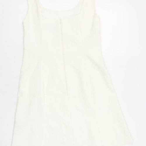 ASOS Design Women’s White Bodycon Mini Dress Size 10